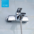 China Sanitary Ware Bathroom Brass Single Handle Saving Water Faucet Deck Mounted Bath Shower Tap Mixer For Water